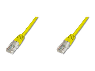 Digitus Verkkokaapeli, UTP, Cat6, RJ45, keltainen, 30m